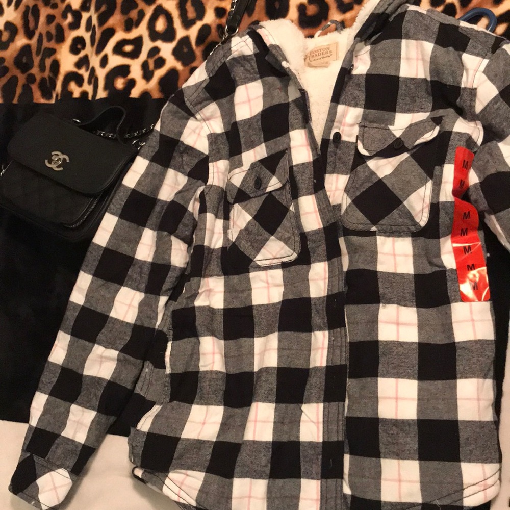 Sherpa Lined Flannel M